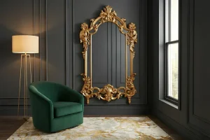 Závěsné zrcadlo  AURELION Dekorhome