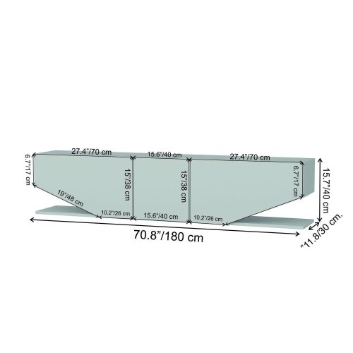 TV stolek Inci - White