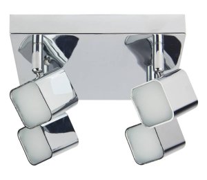 LED stropní svítidlo 4x4W chrom 20cm FORMA