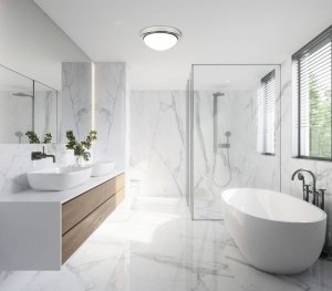 Stropné svietidlo 2xE27 IP44 Roda chróm