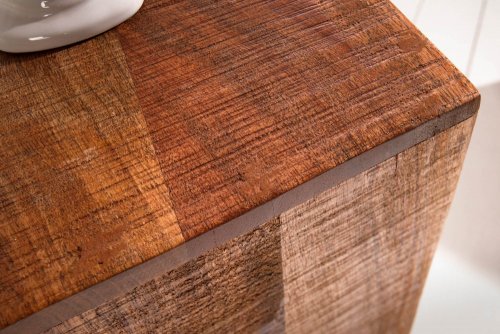 Odkladací stolík 3 ks BOREAS Dekorhome - DEKOR: Sheeshamové drevo