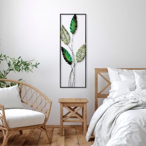 Dekoratívny kovový doplnok na stenu Timeyi 3