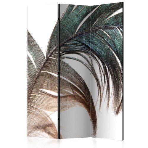 Paraván Beautiful Feather Dekorhome - ROZMĚR: 135x172 cm (3-dílný)