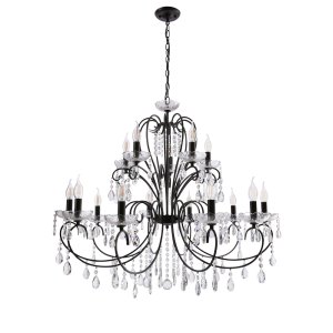 Aurora zwis 10+5 *40W E14 czarny