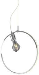 Závesná lampa APETI SKIROS 1xE27 + LED 12W chróm