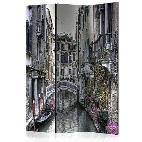 Paraván Romantic Venice Dekorhome - ROZMER: 135x172 cm (3-dielny)