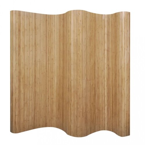 Paraván 250x165 cm bambus Dekorhome - BAREVNÁ VARIANTA: Bílá