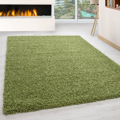 Kusový koberec Life Shaggy 1500 green 140x200 cm