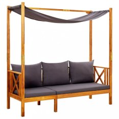 Zahradní pohovka se stříškou HELENA Dekorhome