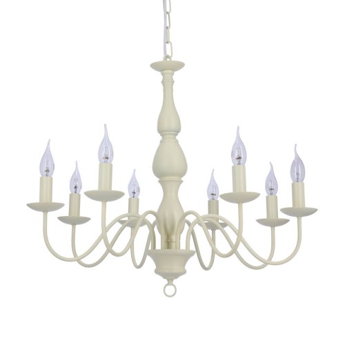 Závesná lampa Bellagio, krémová, 8xE14