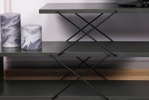 TV stolek Zigzag - Anthracite