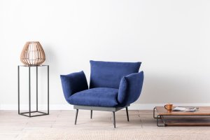 Kreslo ušiak Jax Solo - Navy Blue GR125