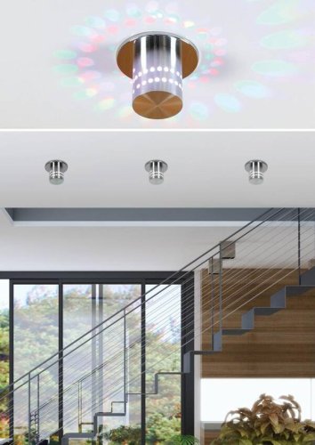Hliníkové stropní LED svítidlo 3W SMD RGB SA-11