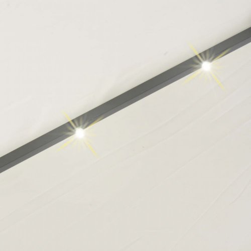 Konzolový slnečník s LED svetlami Ø 300 cm