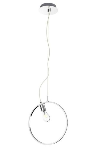 Závesná lampa APETI SKIROS 1xE27 + LED 12W chróm