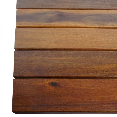 Skladací záhradný stôl Dekorhome - BAREVNÁ VARIANTA: Prírodné drevo
