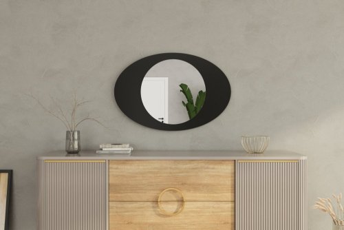 Zrkadlo Obble - Black