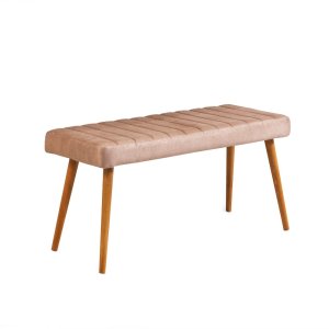 Lavica Stormi Bench - Atlantic Pine, Stone