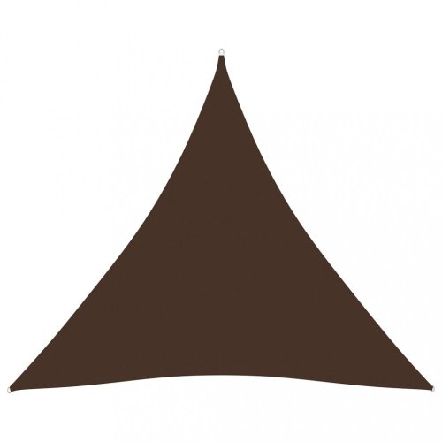 Stínící plachta trojúhelníková 5 x 5 x 5 m oxfordská látka Dekorhome - BAREVNÁ VARIANTA: Cihlová