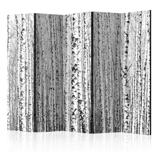 Paraván Birch forest Dekorhome - ROZMĚR: 225x172 cm (5-dílný)