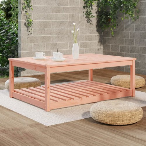 Zahradní stůl 121 x 82,5 x 45 cm masivní dřevo douglasky