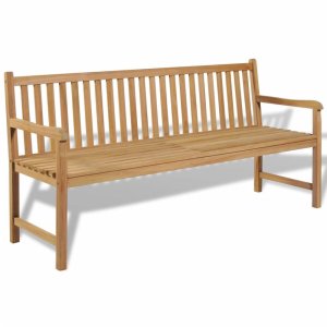 Záhradná lavica 180 cm teak Dekorhome