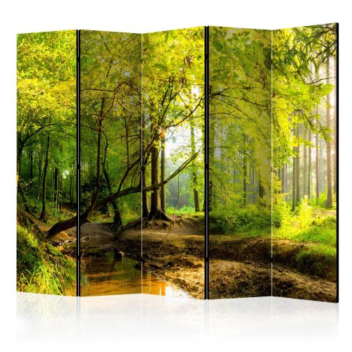 Paraván Forest Clearing Dekorhome - ROZMER: 135x172 cm (3-dielny)