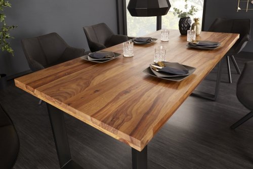 Jedálenský stôl THOR SHEESHAM Dekorhome - ROZMER: 200x90x77 cm