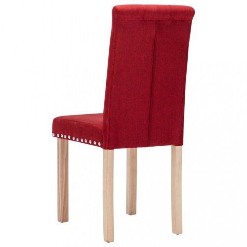 Jídelní židle 2 ks látka / dřevo Dekorhome - BAREVNÁ VARIANTA: Šedohnědá taupe