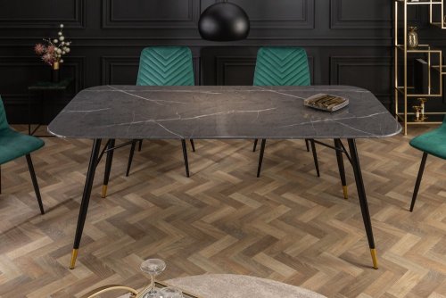 Jedálenský stôl PALLAS 140 cm Dekorhome - BAREVNÁ VARIANTA: Čierna