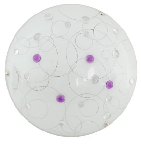 Stropní lampa Astro Plafon LED 6500K fialová