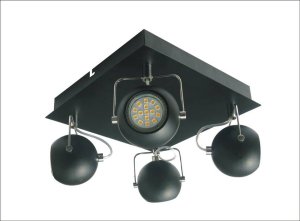 Lampa 98-25036 Tony 4X3W Led Gu10 černá