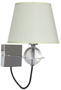 Nástenná lampa 1X40W E14 krémová TESORO