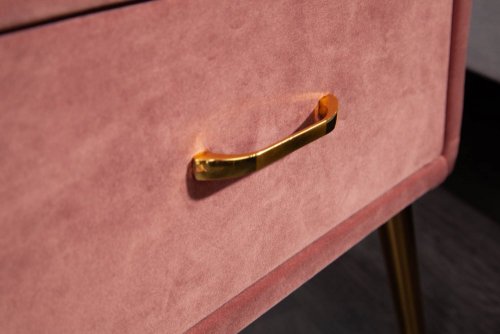 Noční stolek FAIDRA Dekorhome - BAREVNÁ VARIANTA: Růžová