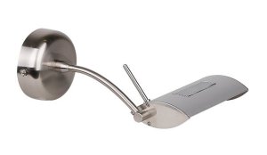 Saténová nastaviteľná nástenná lampa Office