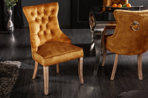 Chesterfield jídelní židle 2 ks FRIXON Dekorhome