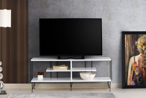 TV stolek Eze - White