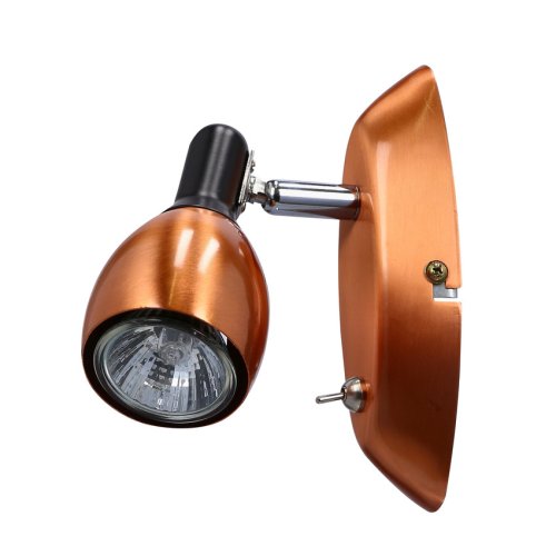 Nástěnná lampa 1xGU10 měděná CROSS