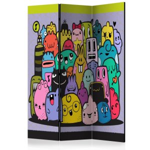 Paraván - Monsters from 3rd C Grade [Room Dividers]