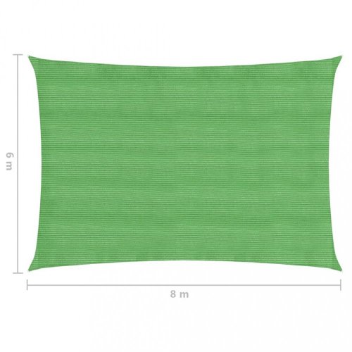 Stínící plachta obdélníková HDPE 6 x 8 m Dekorhome - BAREVNÁ VARIANTA: Tmavě zelená