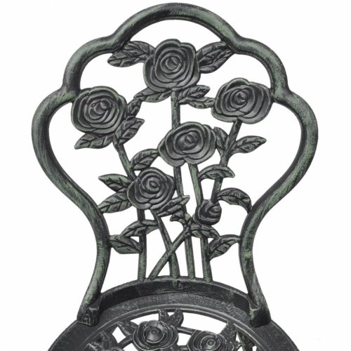 Záhradný bistro set 3 ks liaty hliník Dekorhome - BAREVNÁ VARIANTA: Bronzová