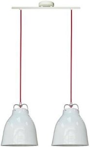 Stropní lampa Pensilvania E27 bílá
