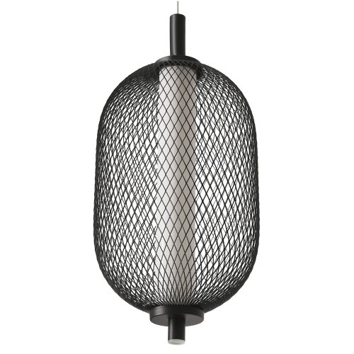 Závesná lampa PUMA s drôteným tienidlom 15 x 30 cm – dizajnová stolová LED lampa 3000K