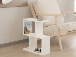 Odkládací stolek / Příruční stolek Zet - White