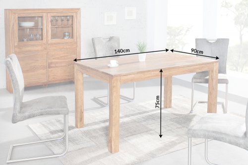 Jedálenský stôl LAMIA Dekorhome - ROZMER: 140x70x75 cm
