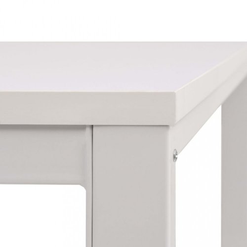Psací stůl s regálem 120x60 cm Dekorhome - BAREVNÁ VARIANTA: Bílá / dub