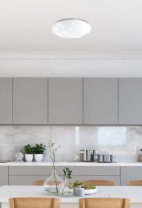 Stropní lampa bílá LED 38cm 4000K hvězdná obloha Magnus