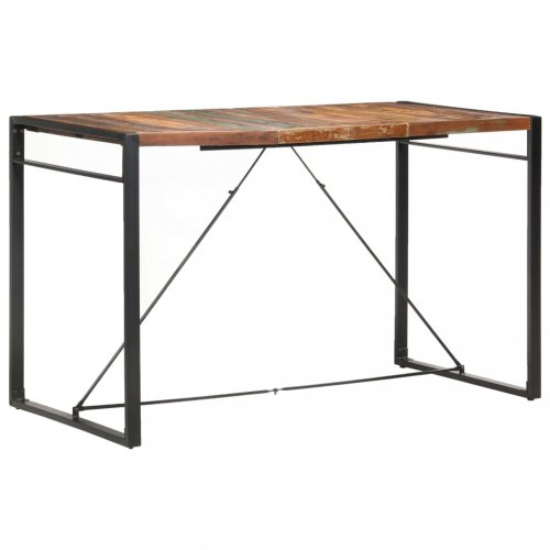 Barový stůl hnědá / černá Dekorhome - ROZMĚR: 180x90x110 cm