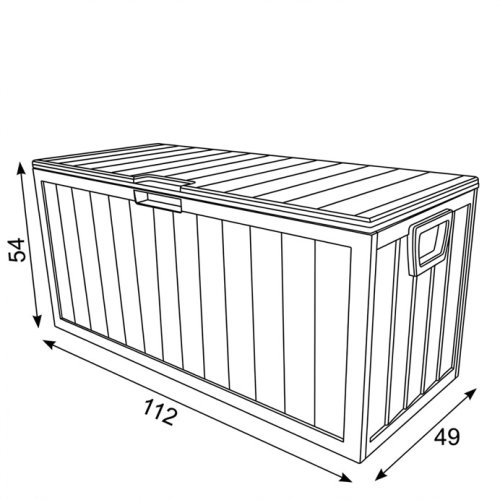Zahradní úložný box AZB-G2075 280L