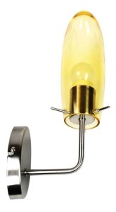 Nástenná lampa Melot 1X60W E27 matný nikel